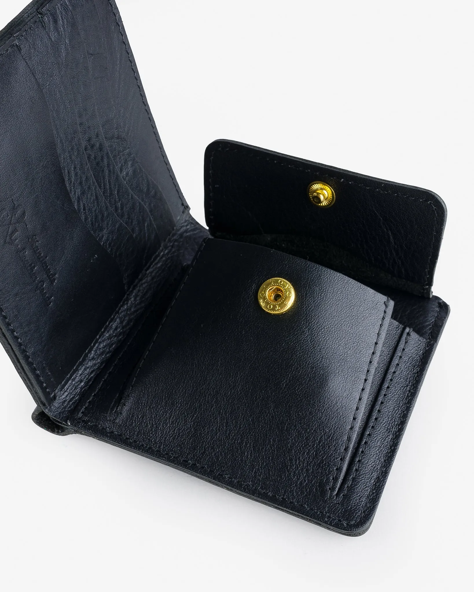 OGL Kingsman Classic Bi Fold Wallet with Coin Pocket - Tumbled Black