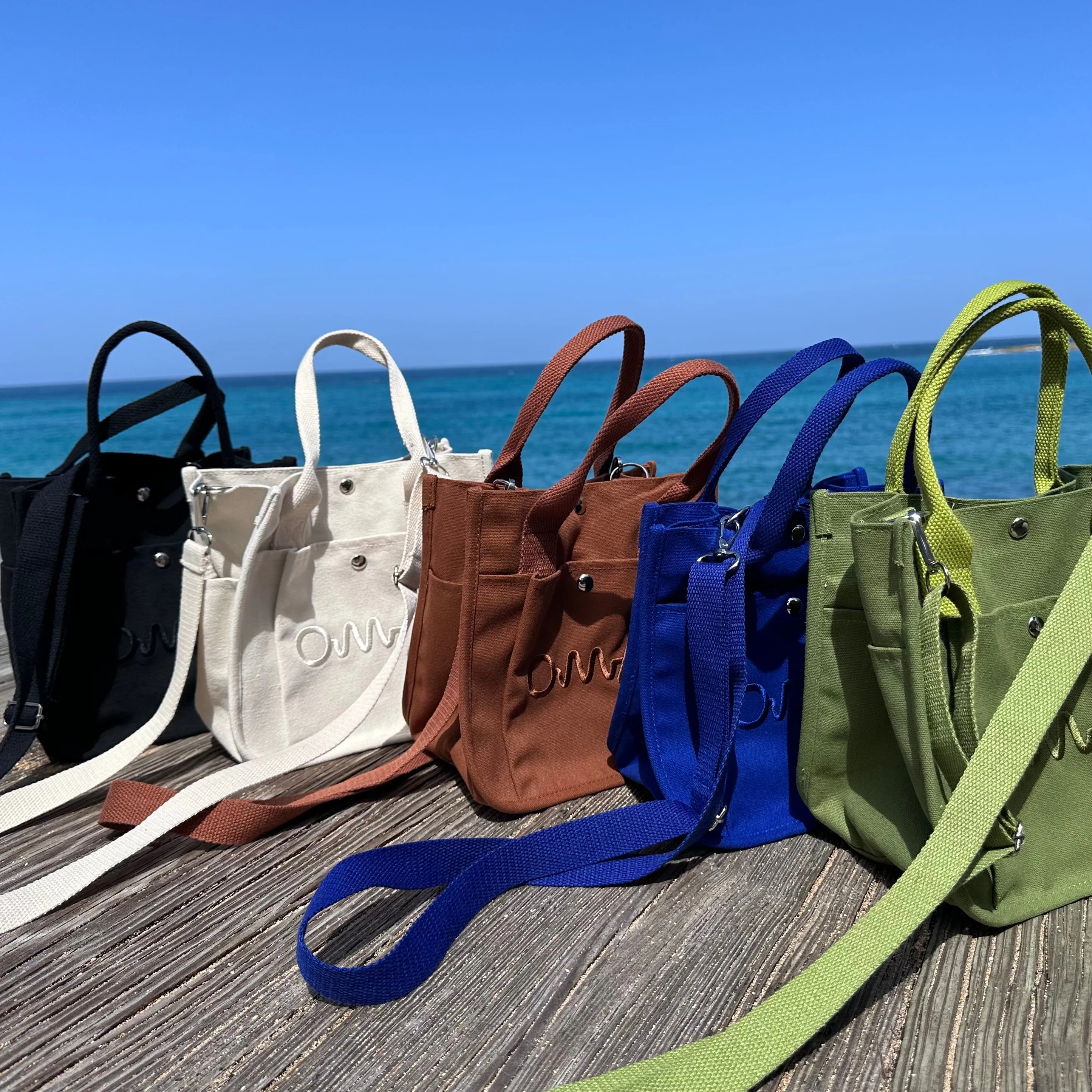 OMA Mini Canvas Tote Bag BROWN