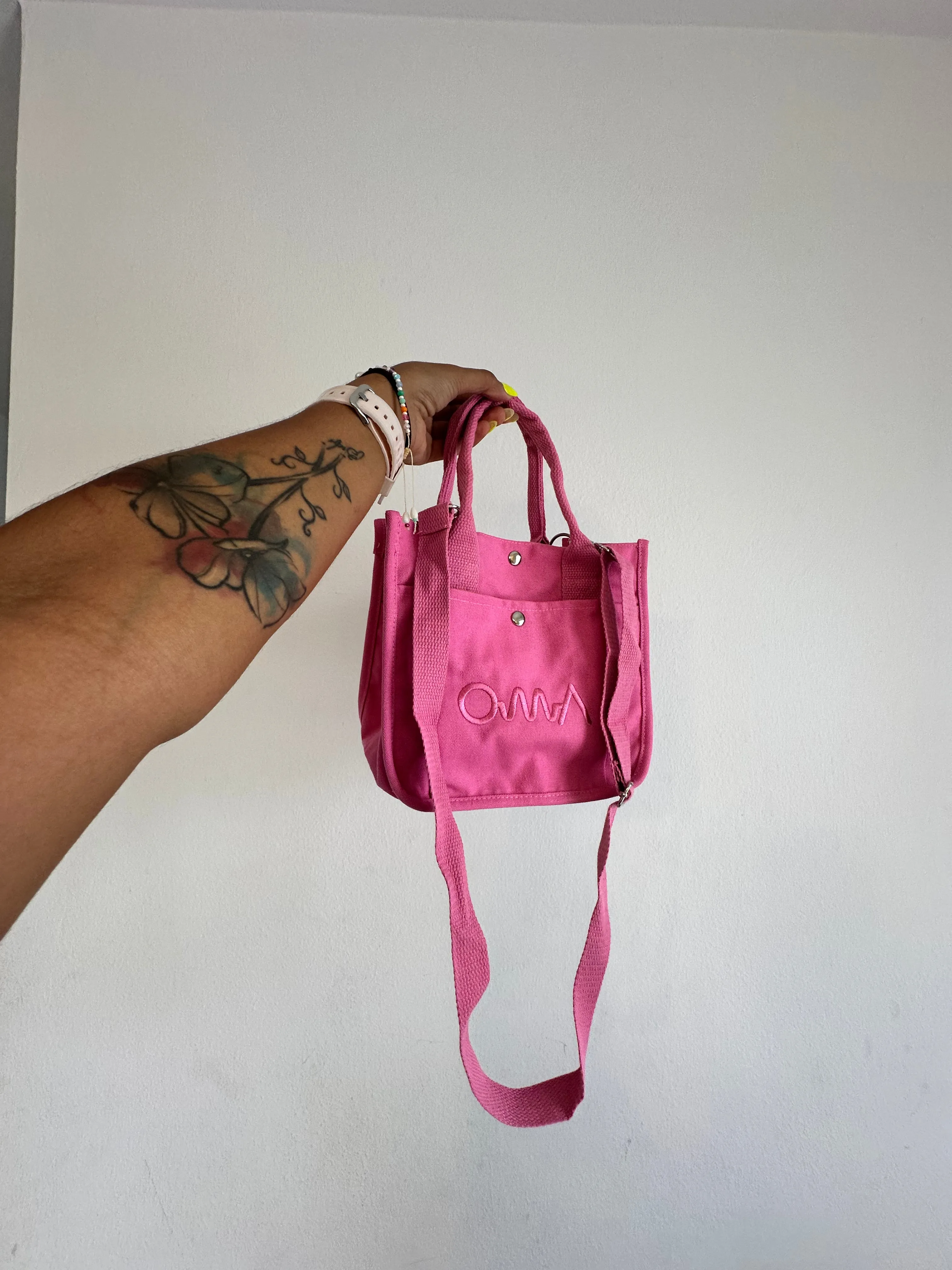 OMA Mini Canvas Tote Bag PINK