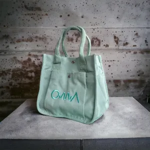 OMA Mini Canvas Tote Bag TEAL