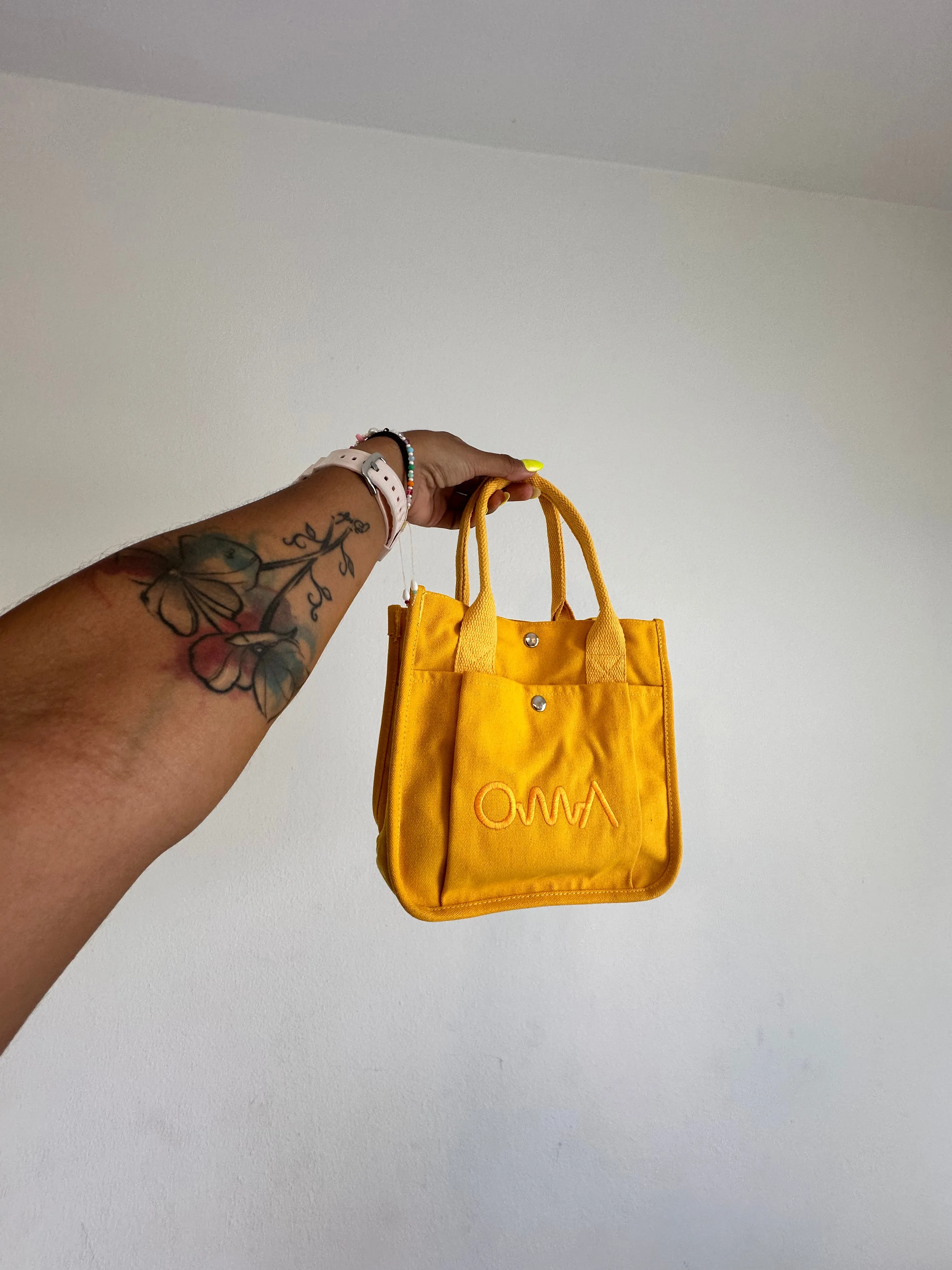 OMA Mini Canvas Tote Bag YELLOW
