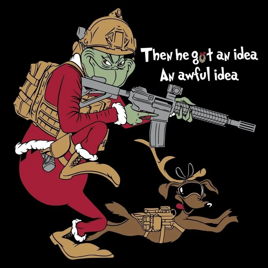 Operator Grinch T-Shirt - Black