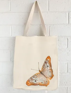 Orange Butterfly Tote, College Student Gift, Mother's Day Gift, Christmas Gift