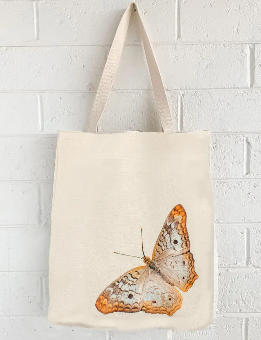Orange Butterfly Tote, College Student Gift, Mother's Day Gift, Christmas Gift
