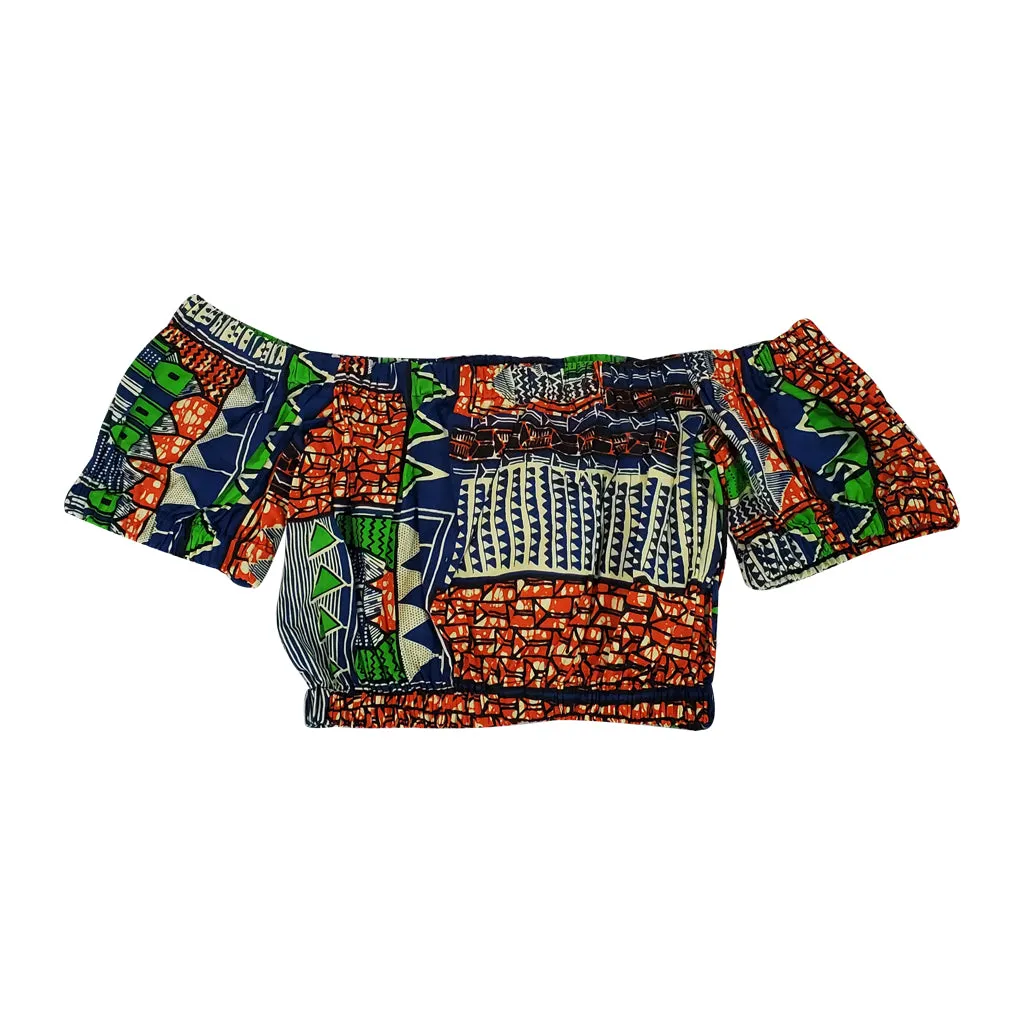 Orange City Crop Top