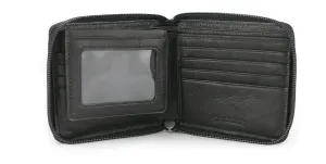 Osgoode Marley RFID Passcase Leather Zippered Wallet- 1225