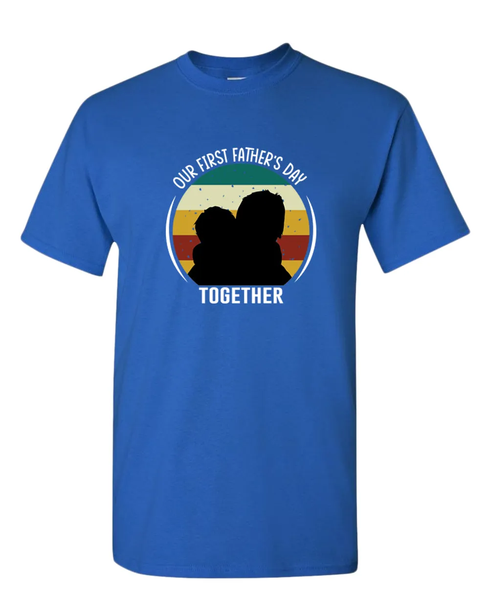 Our first father's day together t-shirt, daddy and kid tees