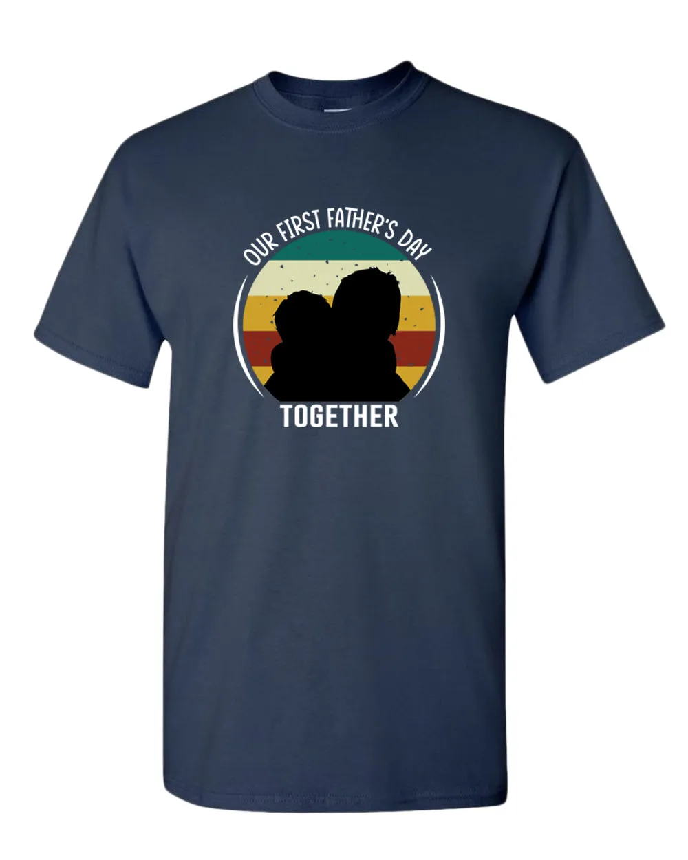 Our first father's day together t-shirt, daddy and kid tees
