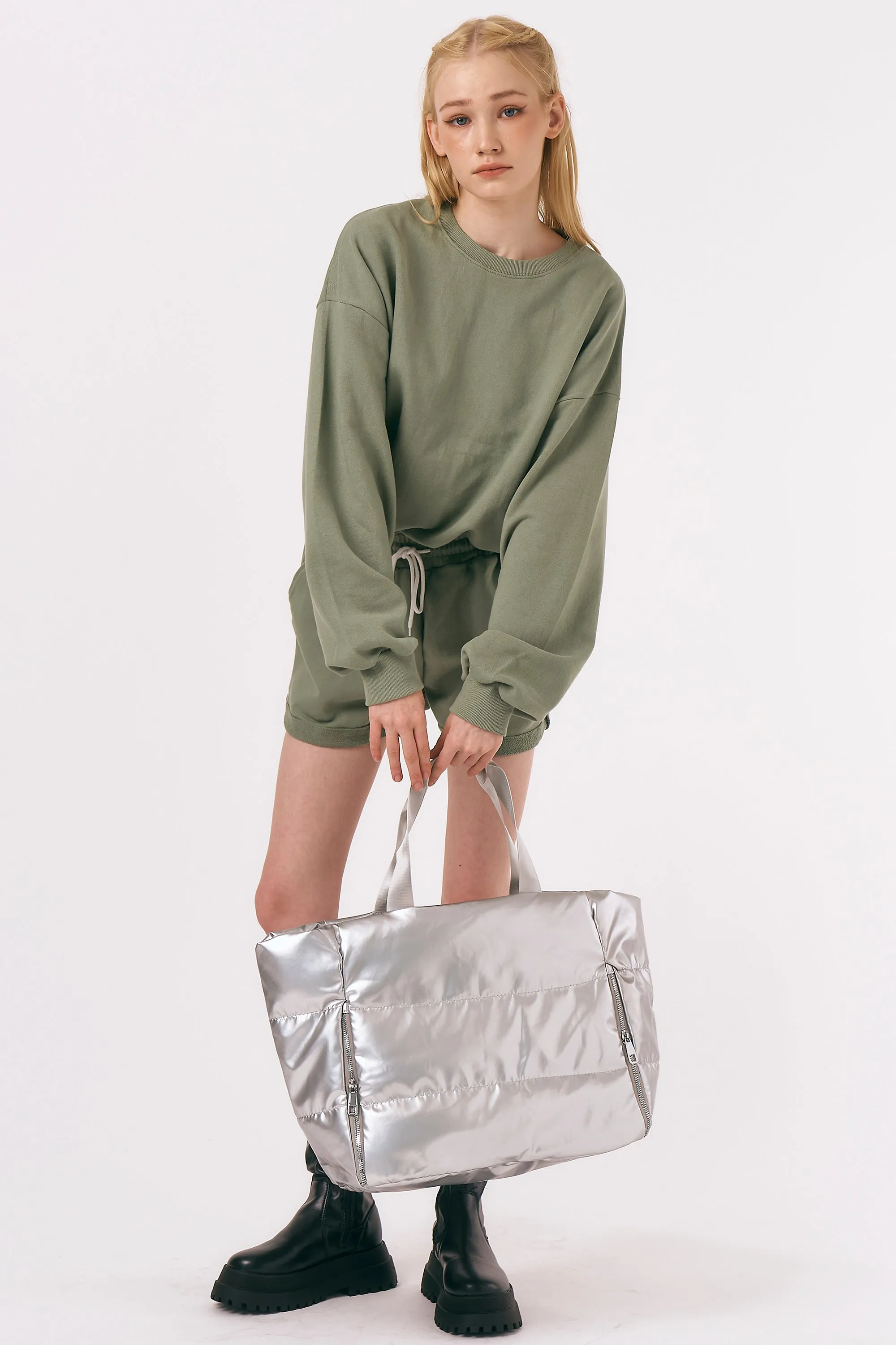 Oversized Quilted Tote