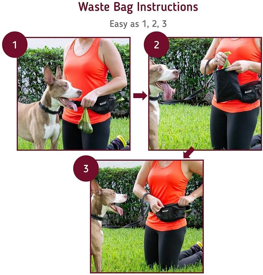 Oxo-Biodegradable Poop Bags - 8 Extra-Thick Rolls of Unscented Poop Bags