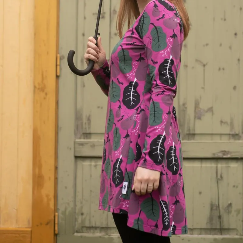 PaaPii Ladies Heija Tunic - Aubergine - Purple - Long Sleeve