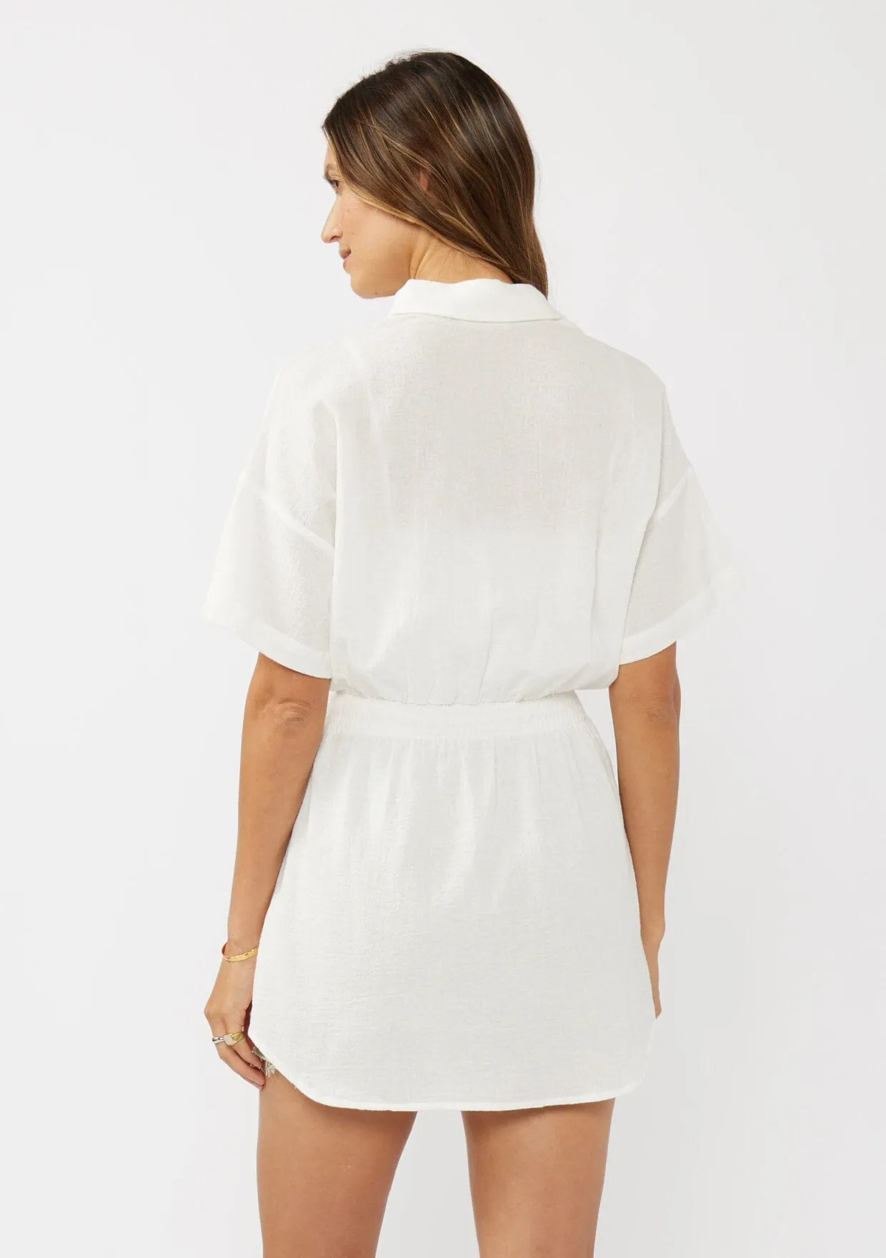 Palladia Smocked Tunic Top