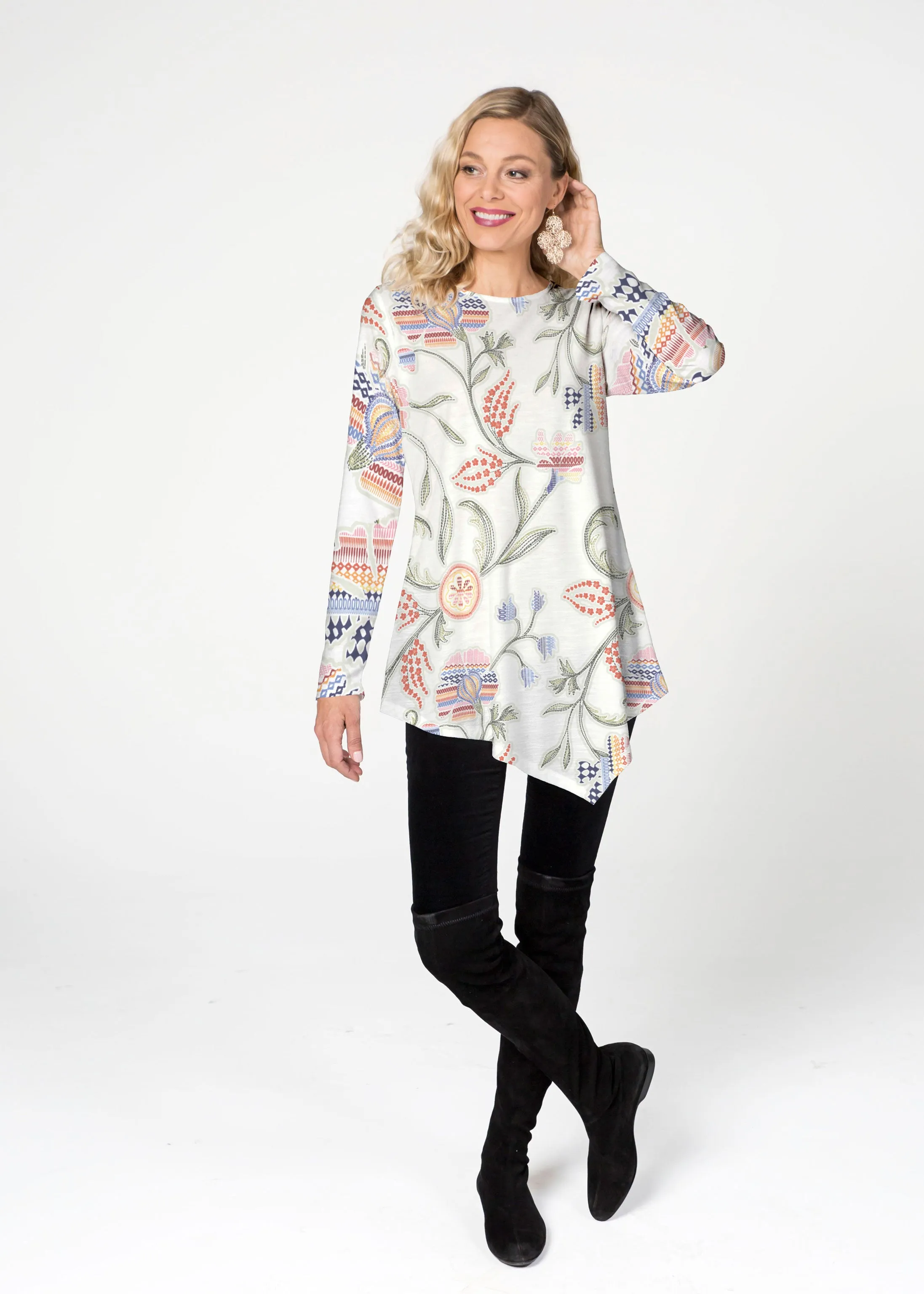 Patterns at Play (7806) ~ Asymmetrical French Terry Tunic