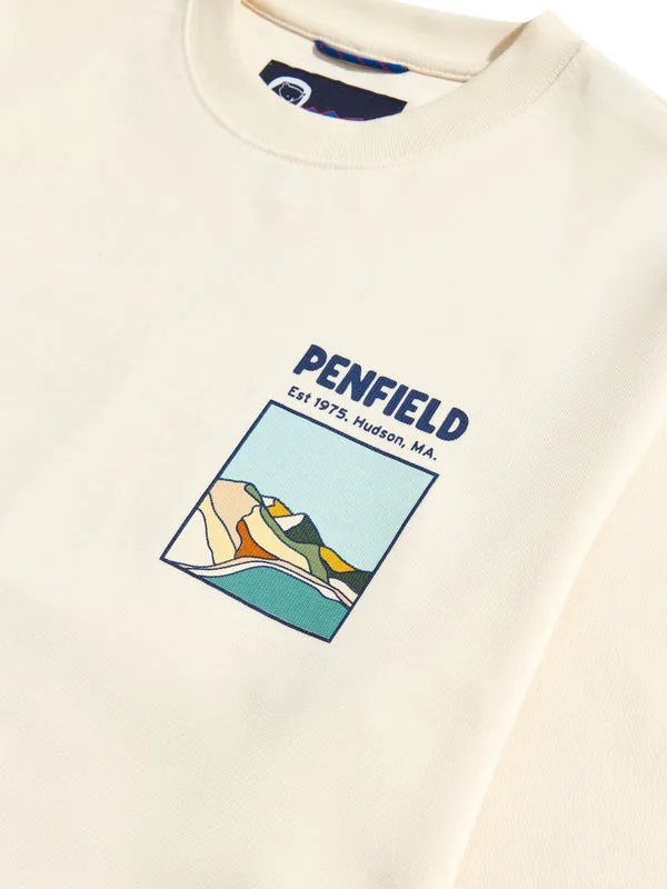 Penfield Block Landscape Graphic T-shirt Vanilla Ice