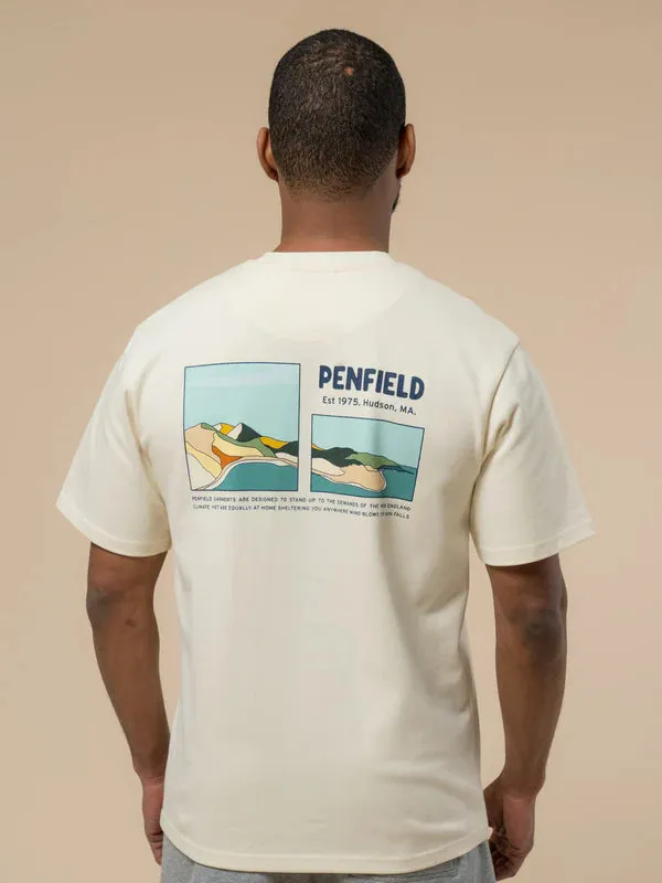Penfield Block Landscape Graphic T-shirt Vanilla Ice