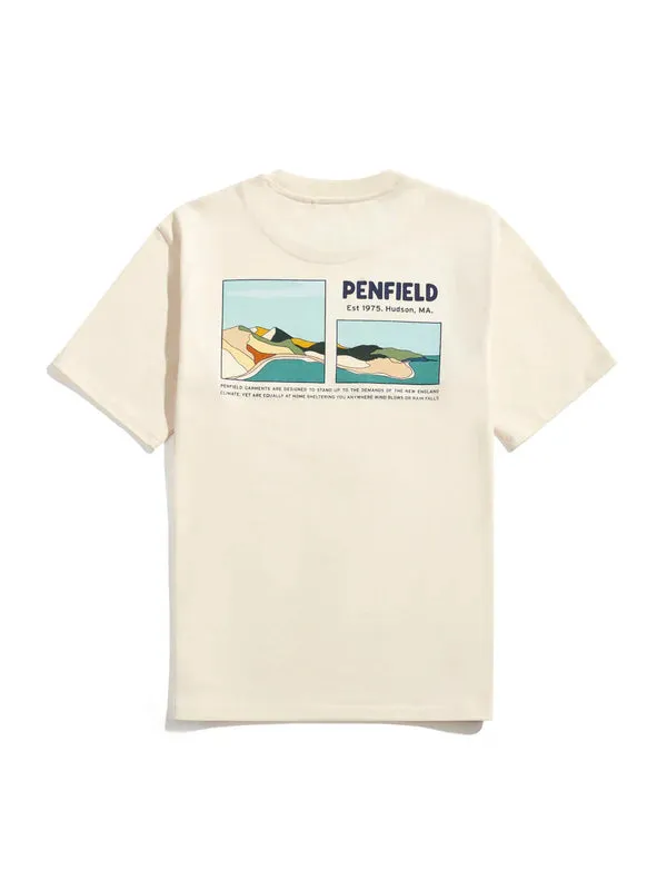 Penfield Block Landscape Graphic T-shirt Vanilla Ice