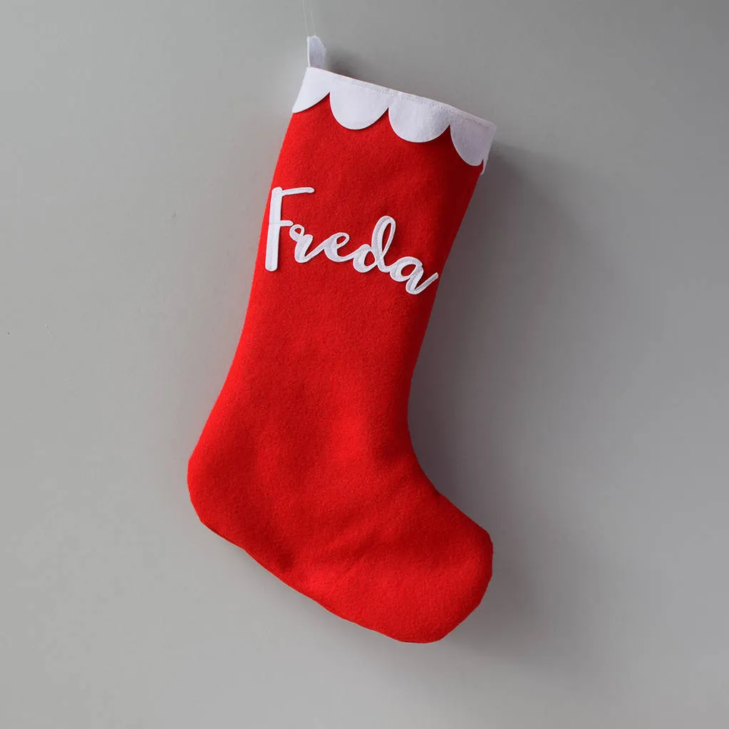 Personalised Christmas stocking