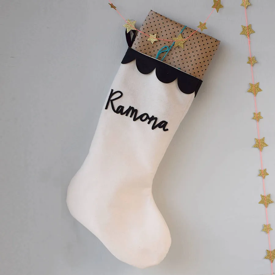 Personalised Christmas stocking