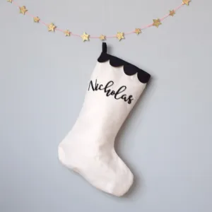 Personalised Christmas stocking