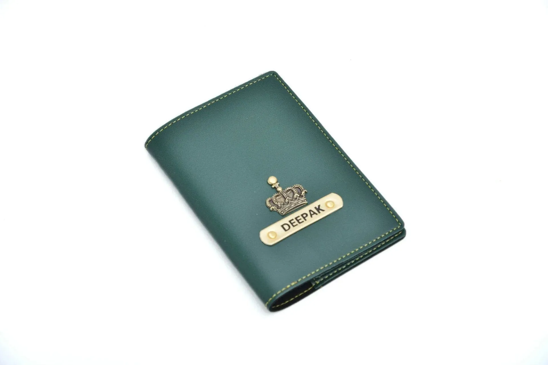Personalised Pastel Temperature Display Bottle & All in One Men's Combo (4 pcs)  - Olive Green