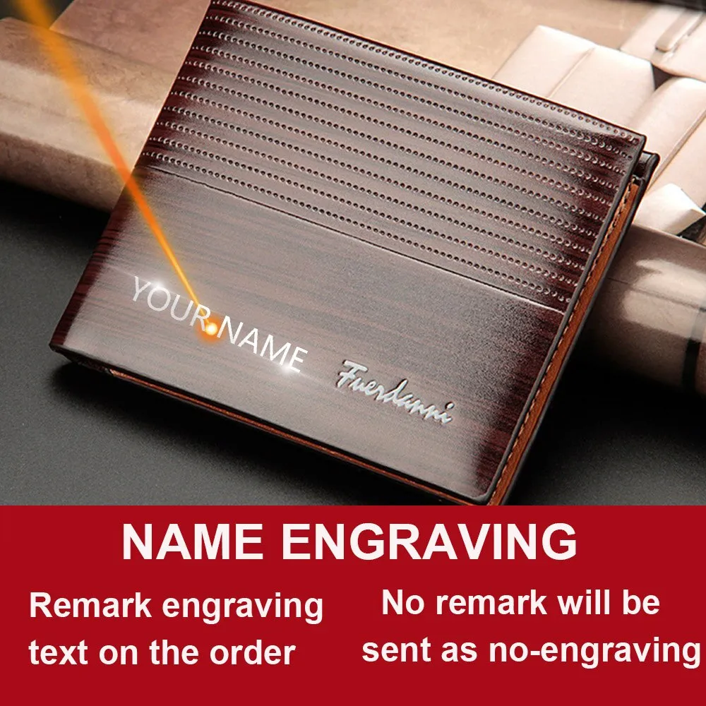 Personalized Engraved Men's Wallet