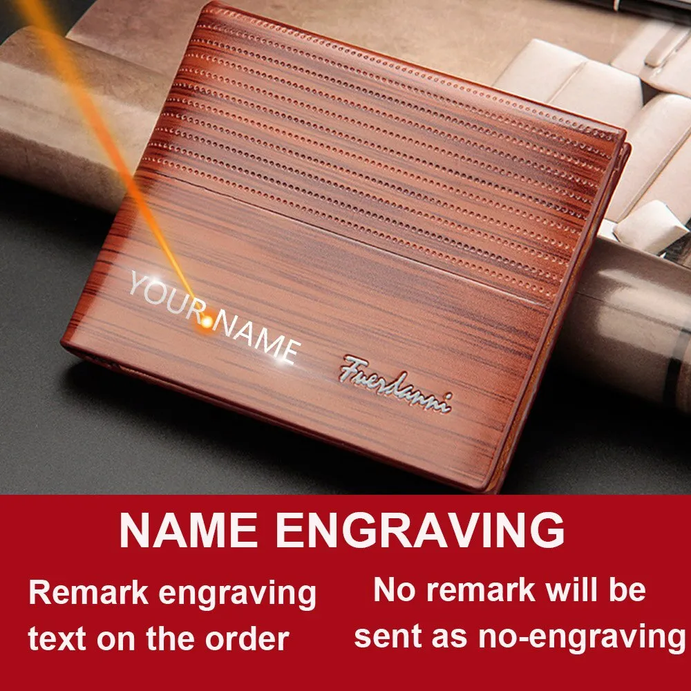 Personalized Engraved Men's Wallet