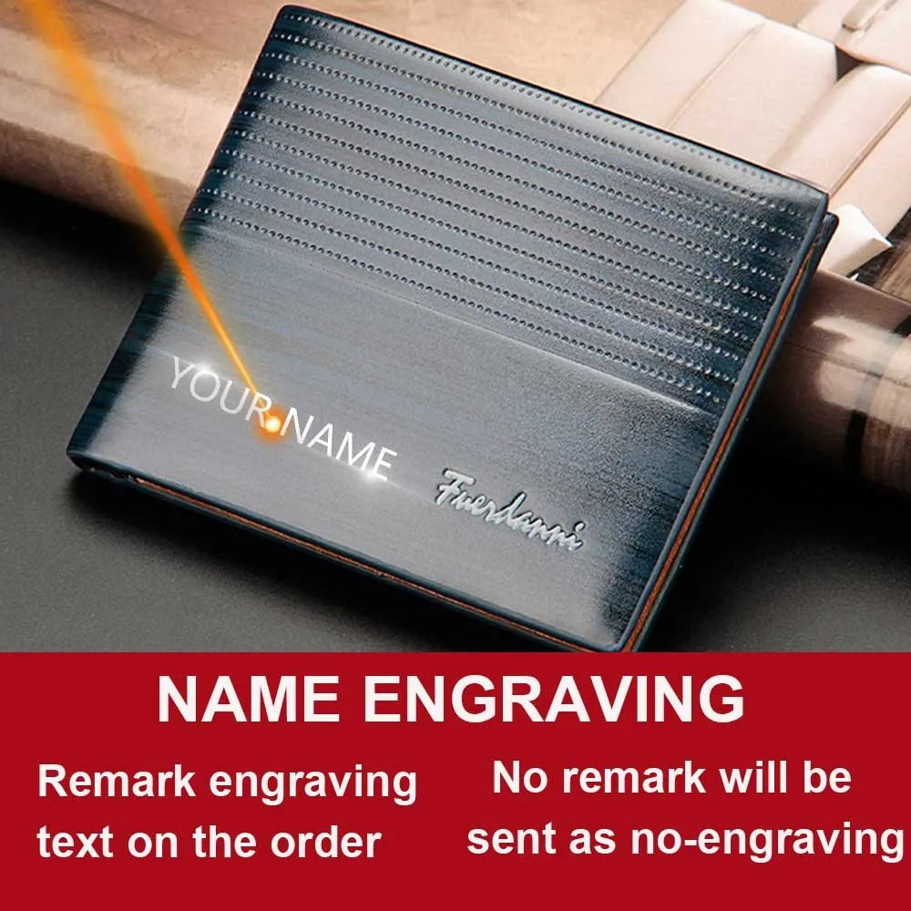 Personalized Engraved Men's Wallet