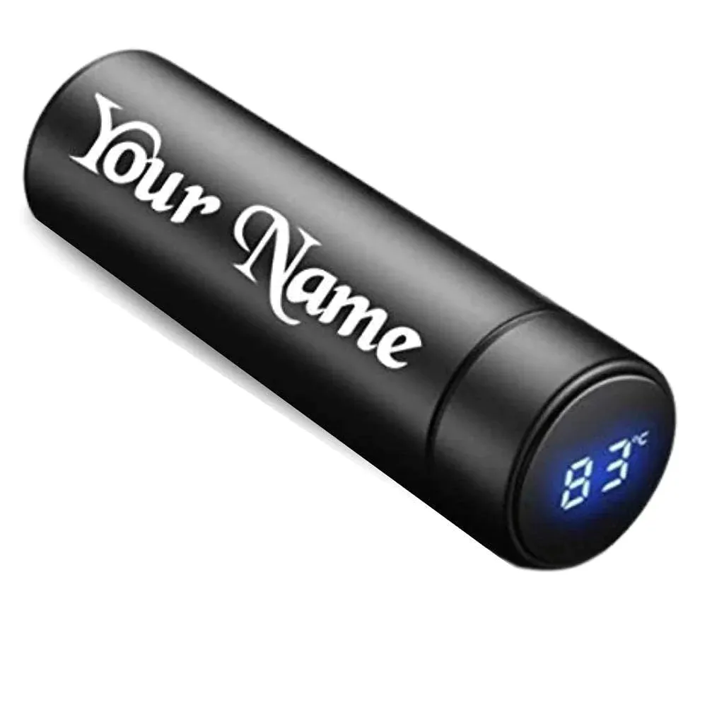 Personalized Stainless Steel Mug, Temperature Bottle & All in One Men's Combo (4 pcs) - Brown