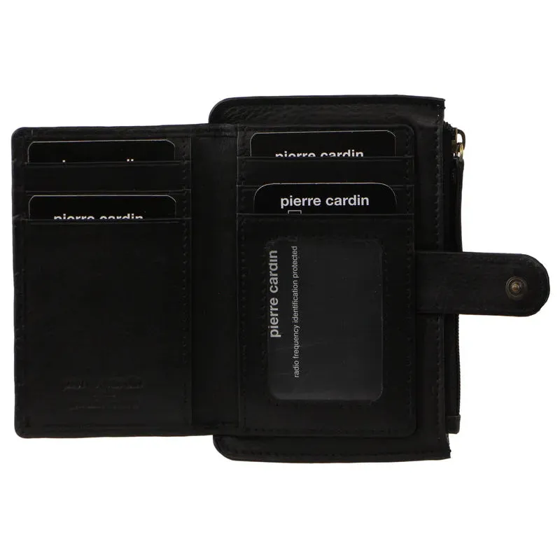 Pierre Cardin Ladies Coin/Card Purse 3795 Black