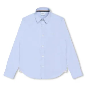 Plain Long Sleeved Shirt - Pale Blue