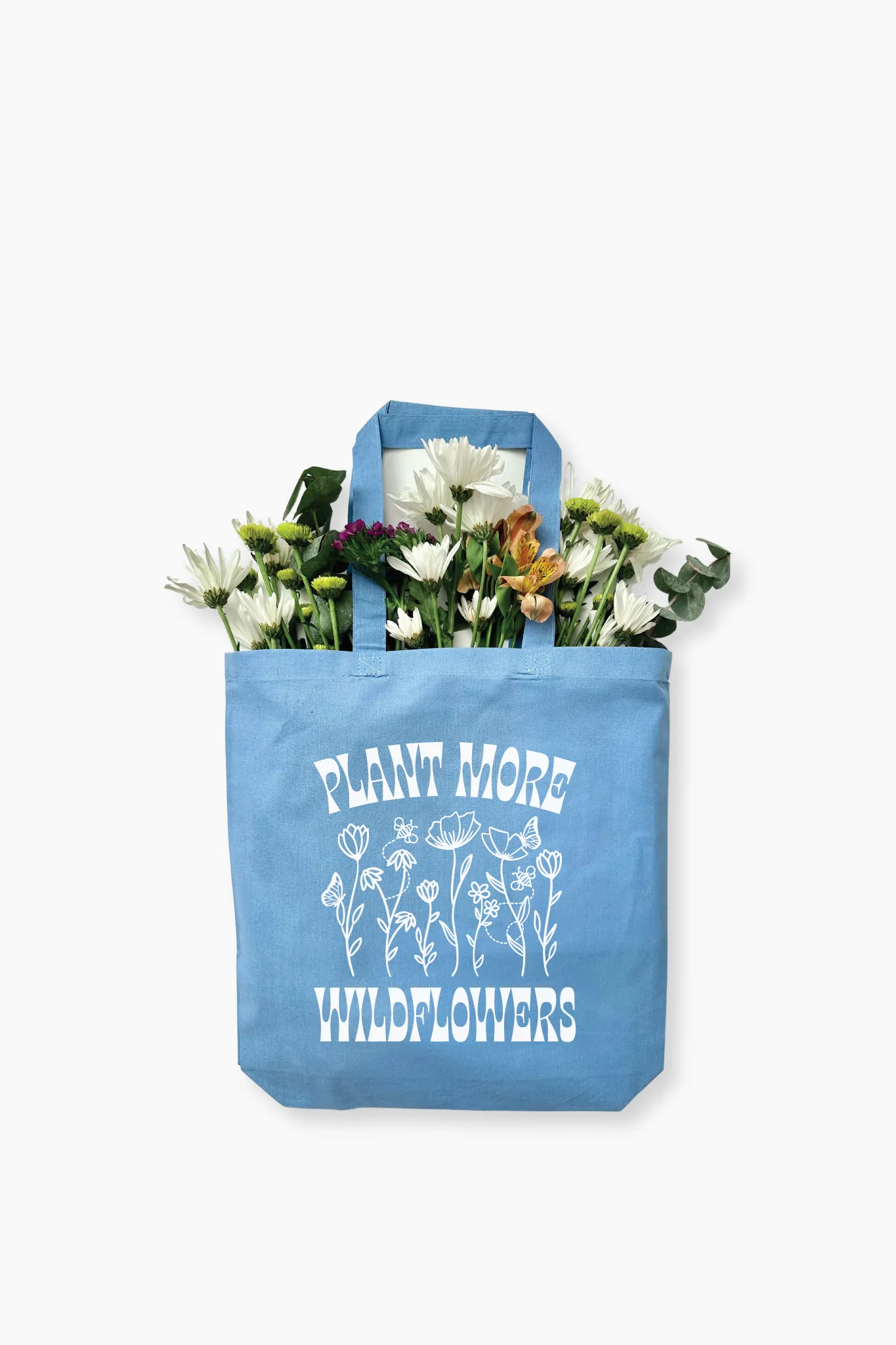 Plant More Wildflowers Tote Bag
