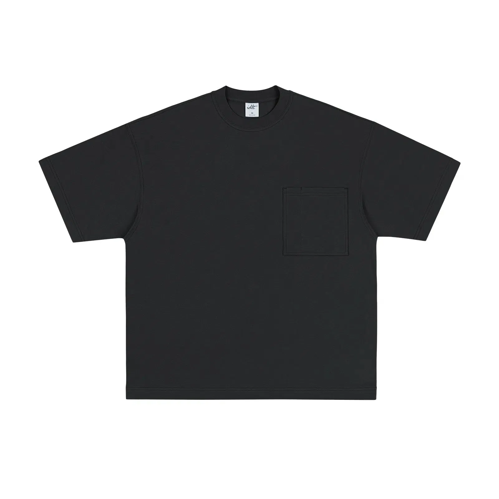 Pocket Outdoor Drop Shoulder T-shirt