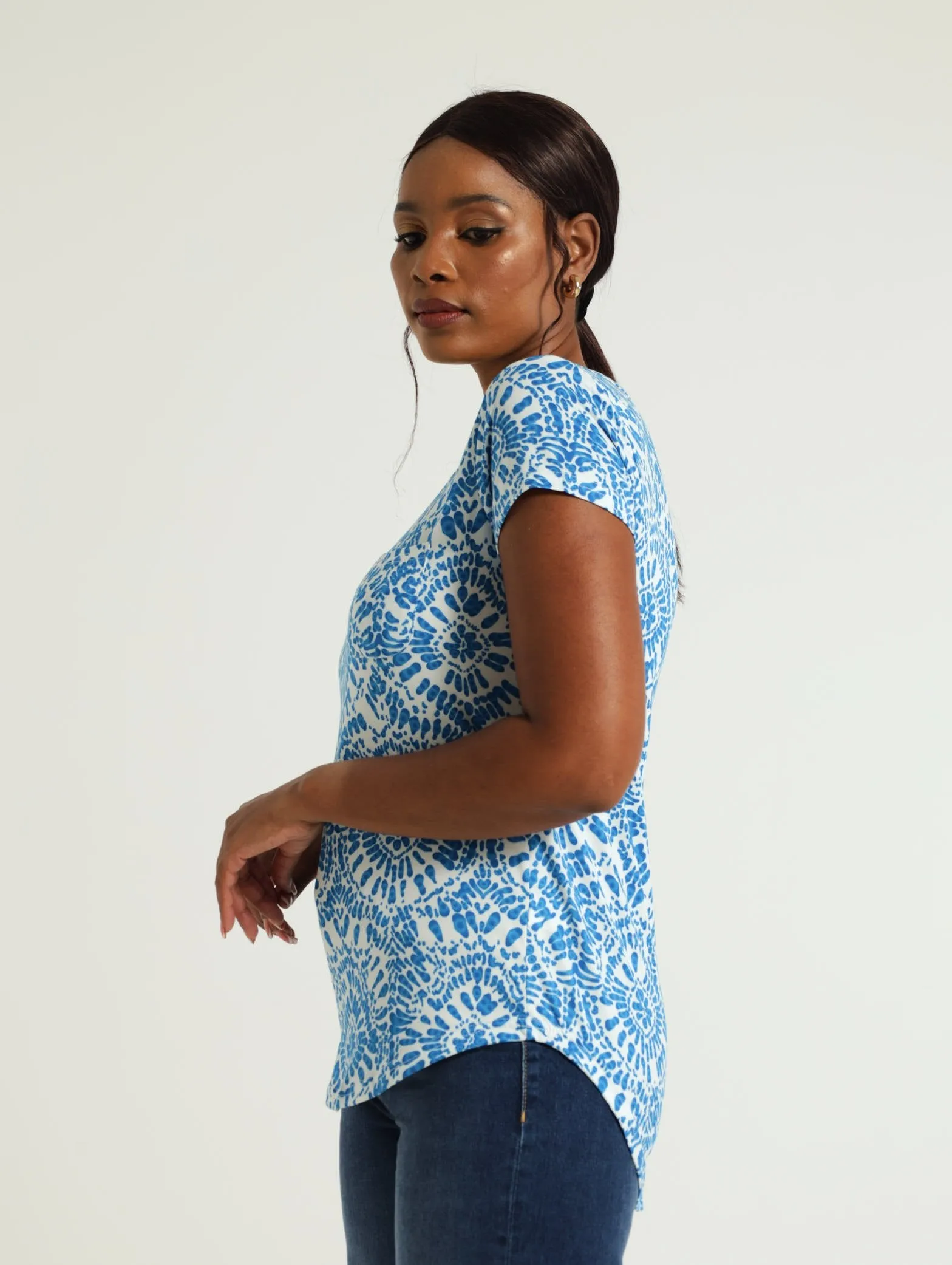 Pocket Tee - Cobalt
