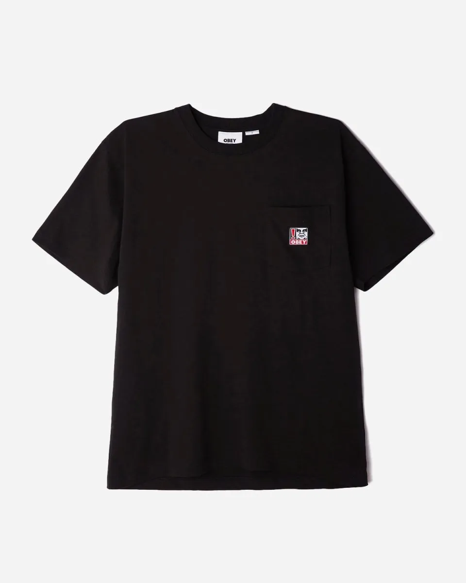 Point Organic Pocket Tee - Black