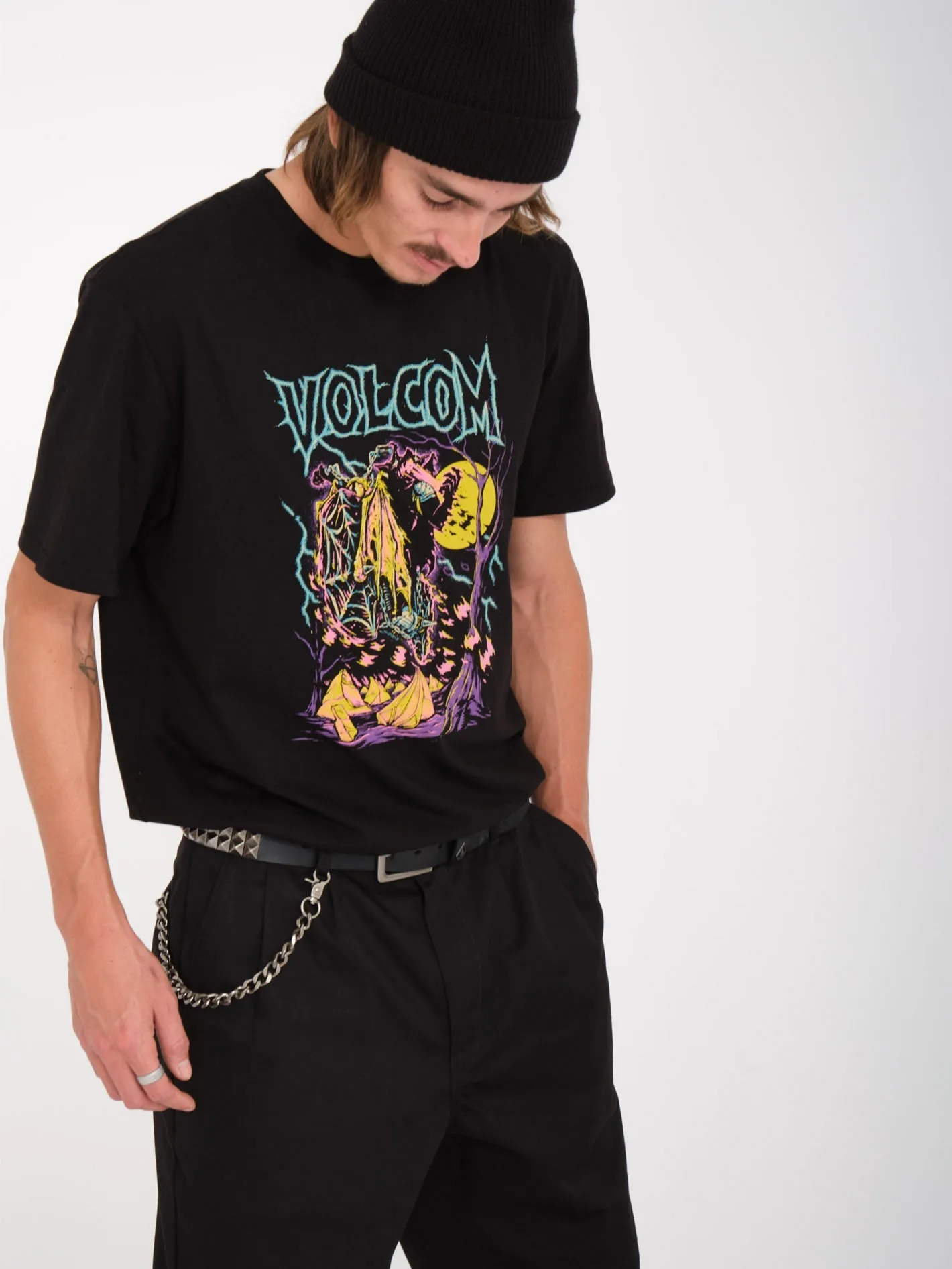 Portefeuille V Ent Leather - BLACK