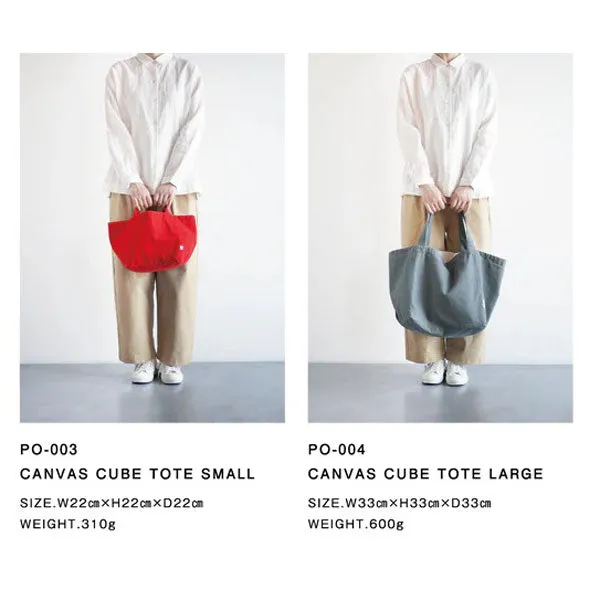 pouto | ポウト　CANVAS CUBE TOTE LARGE