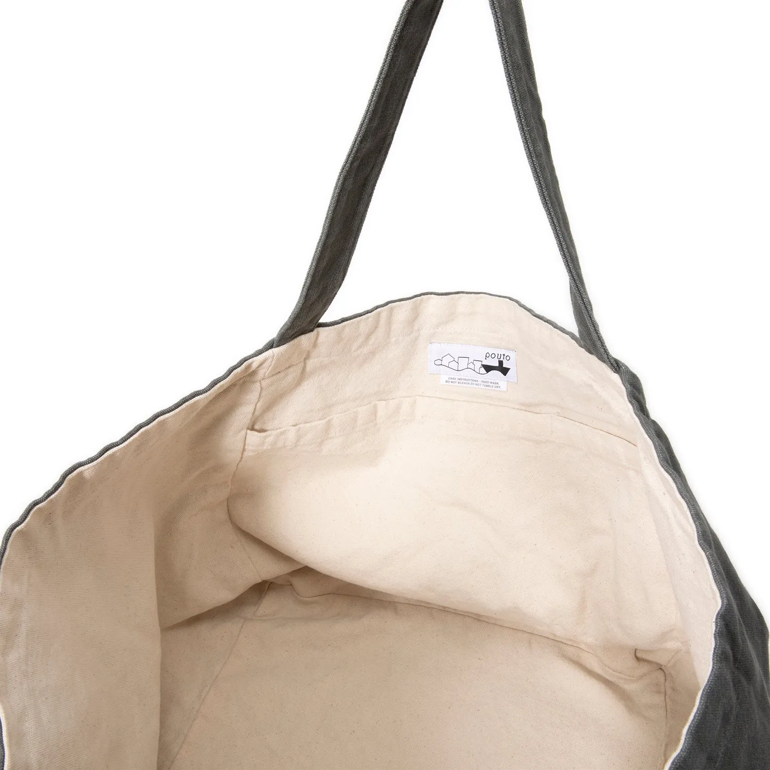 pouto | ポウト　CANVAS CUBE TOTE LARGE