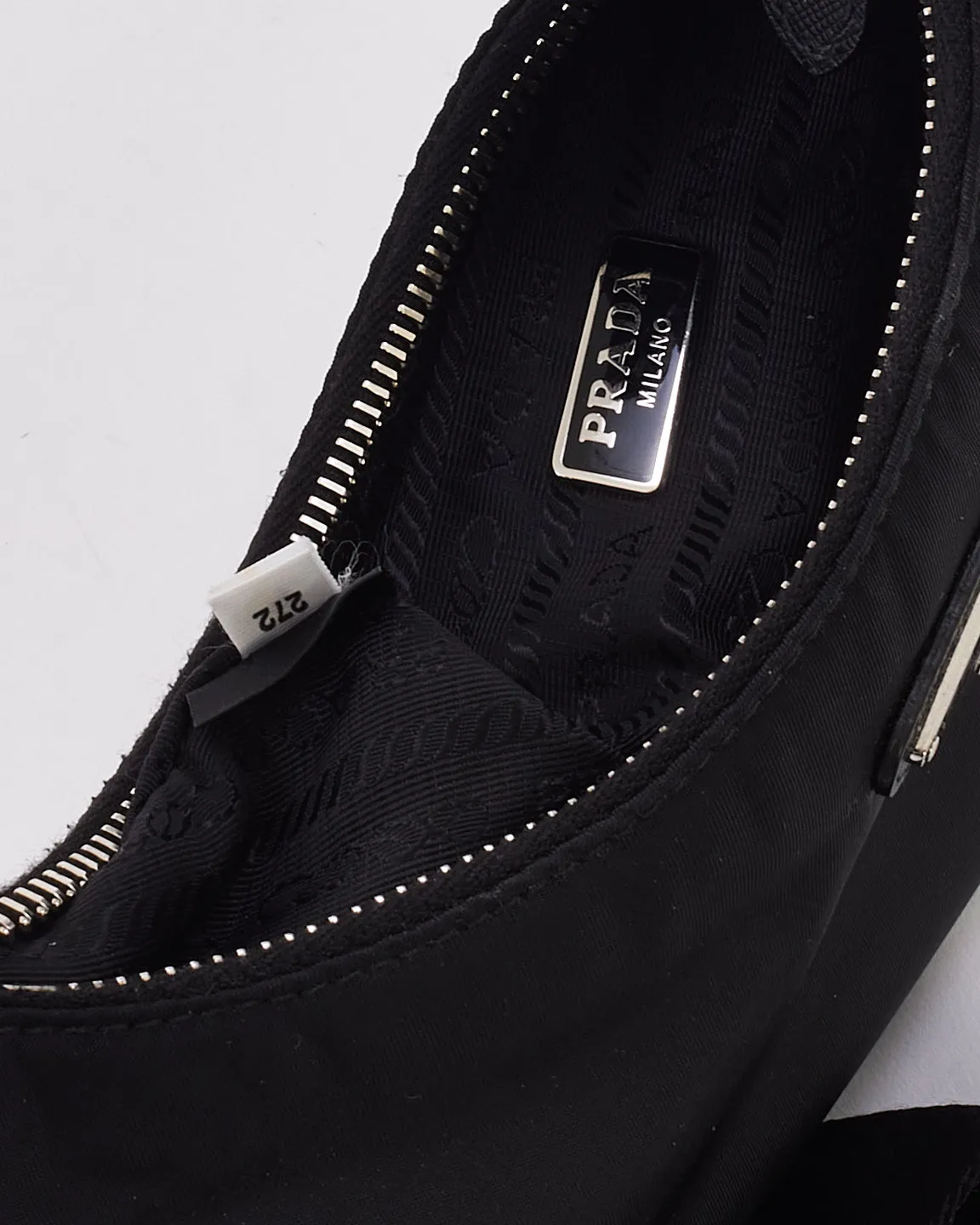 Prada Black Nylon Tessuto Re Edition 2005 Bag