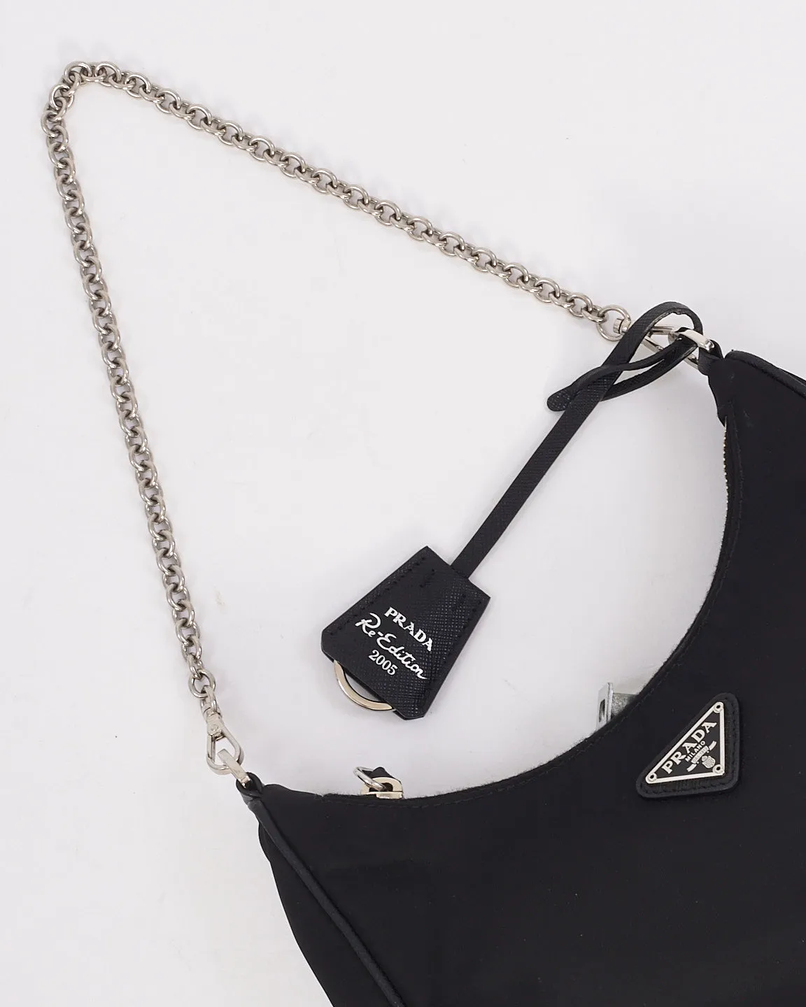 Prada Black Nylon Tessuto Re Edition 2005 Bag