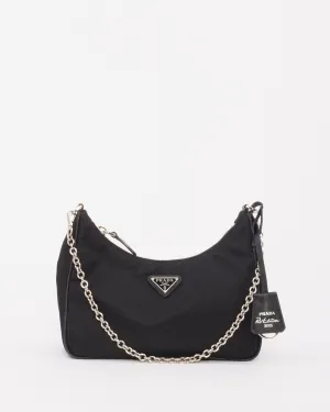Prada Black Nylon Tessuto Re Edition 2005 Bag