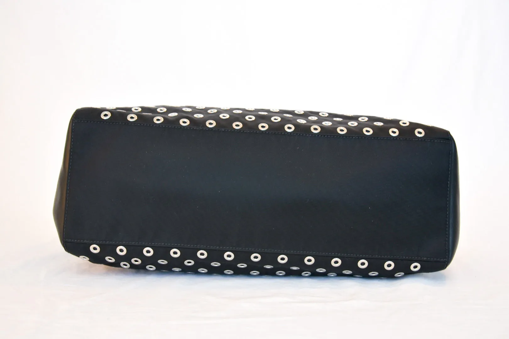 Prada Black Studded Tote