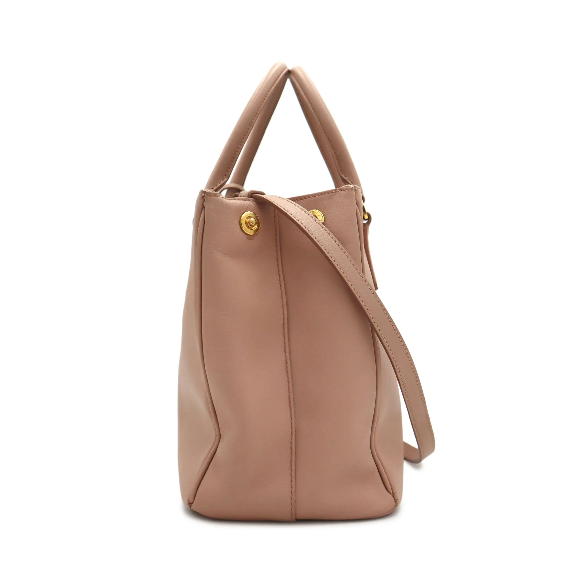 Prada Saffiano Galleria Double Zip Tote Bag