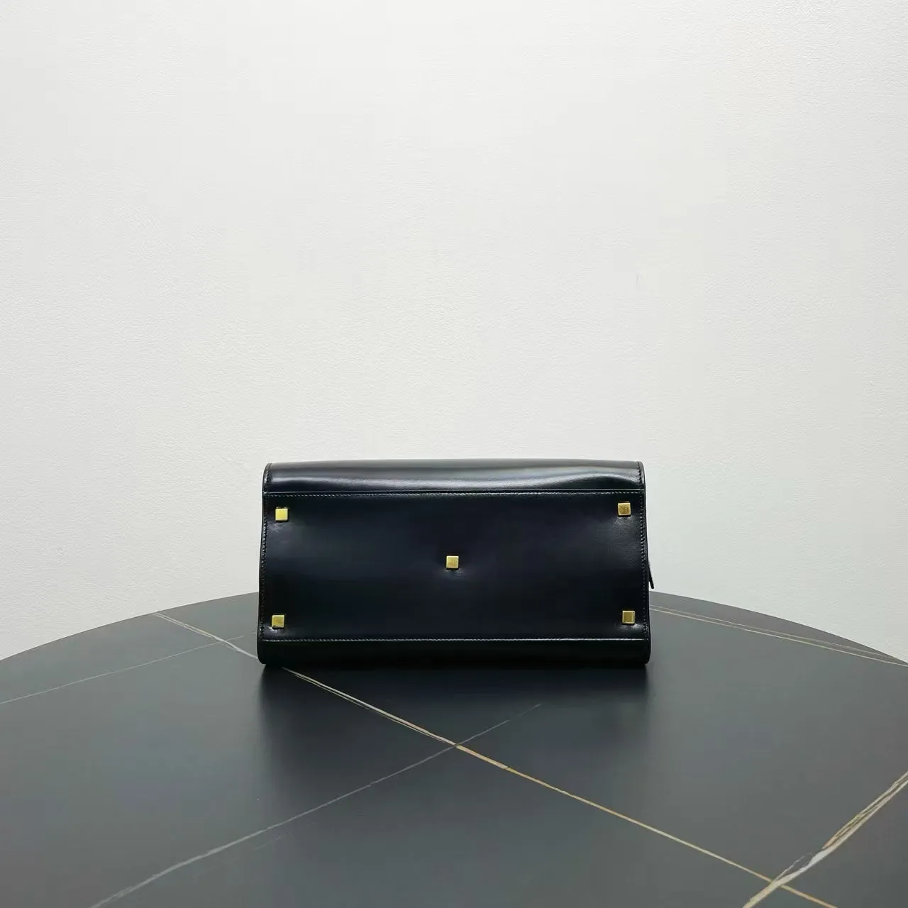 Preloved YSL Muse Two Black Leather Large Tote Bag