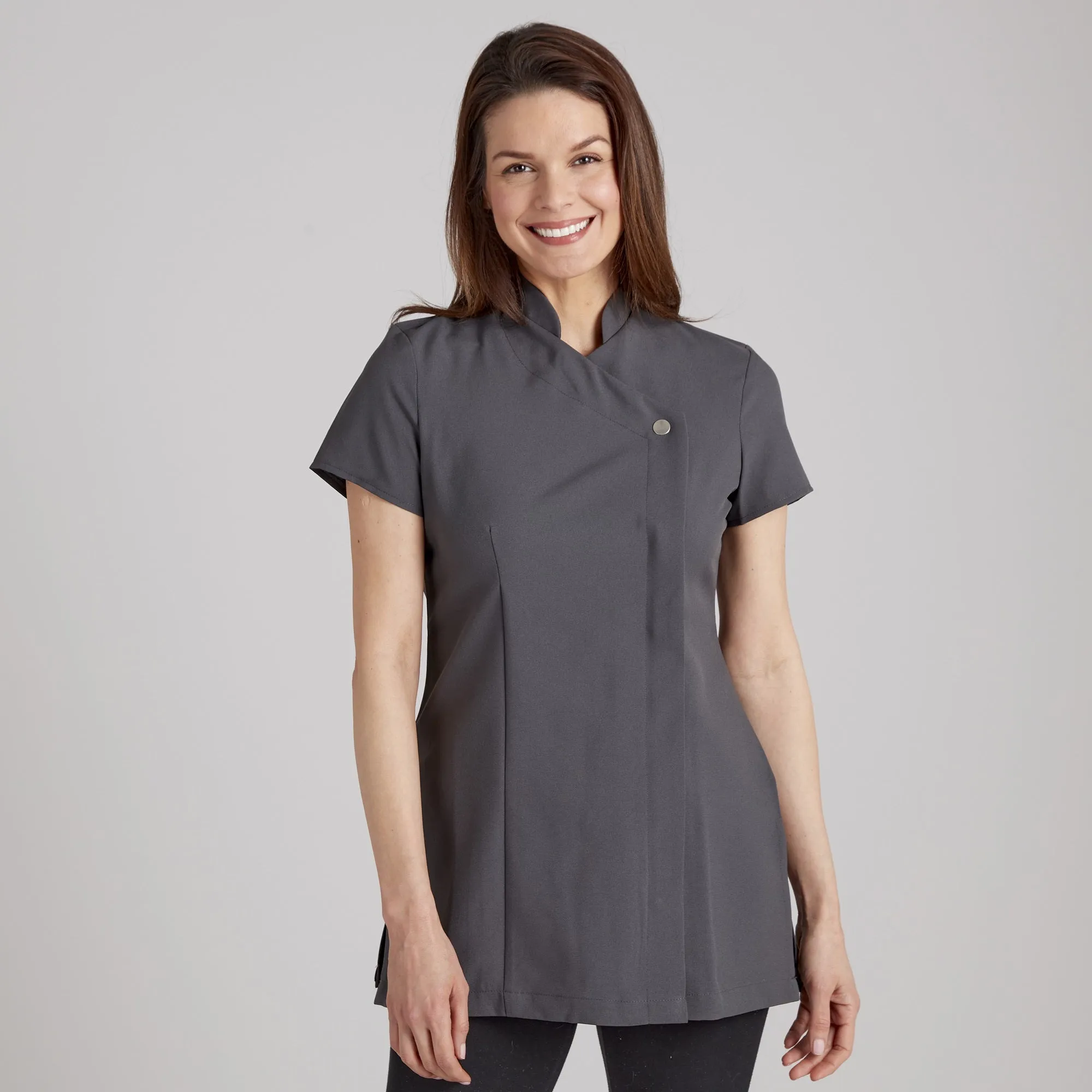 Proluxe Press Stud Salon Tunic