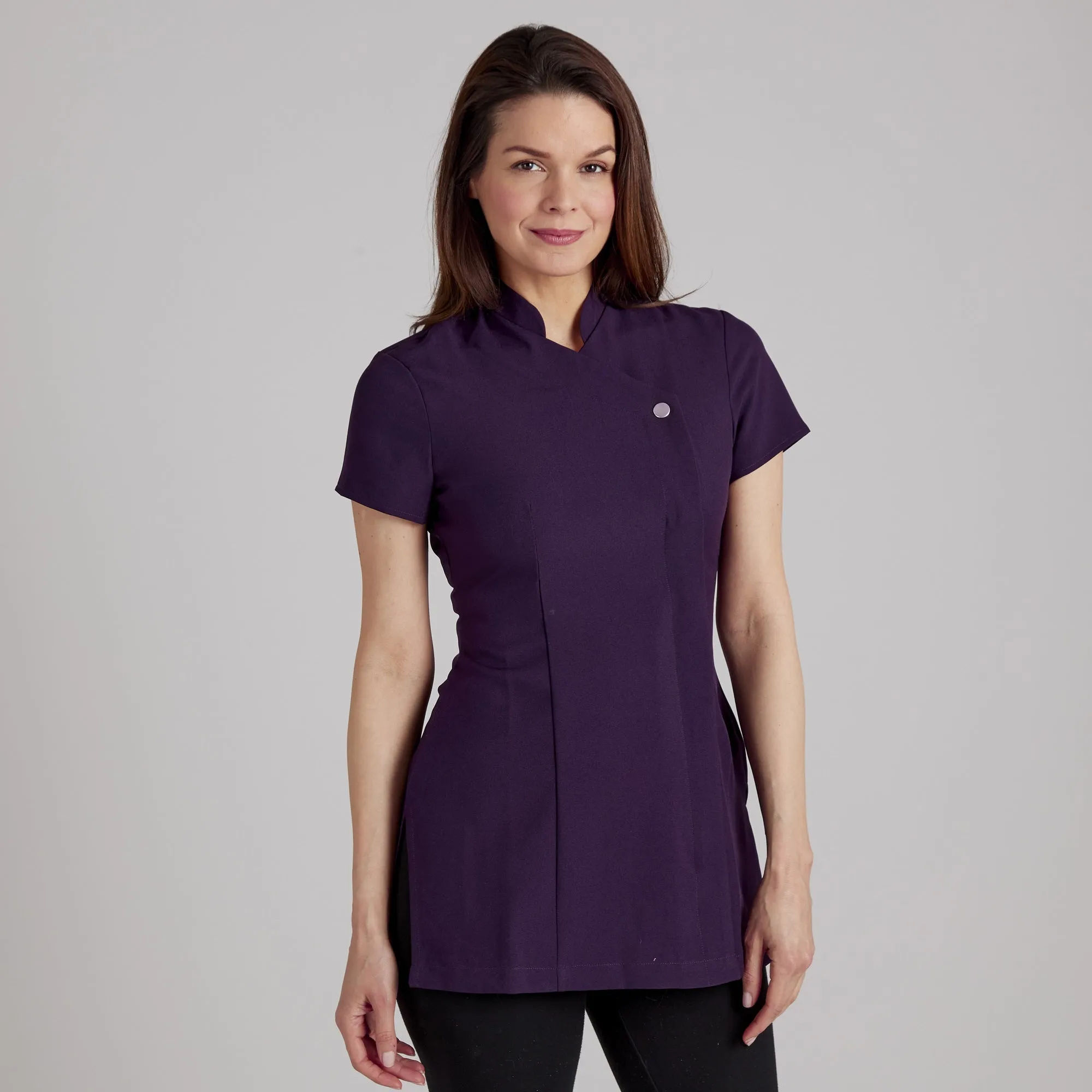 Proluxe Press Stud Salon Tunic