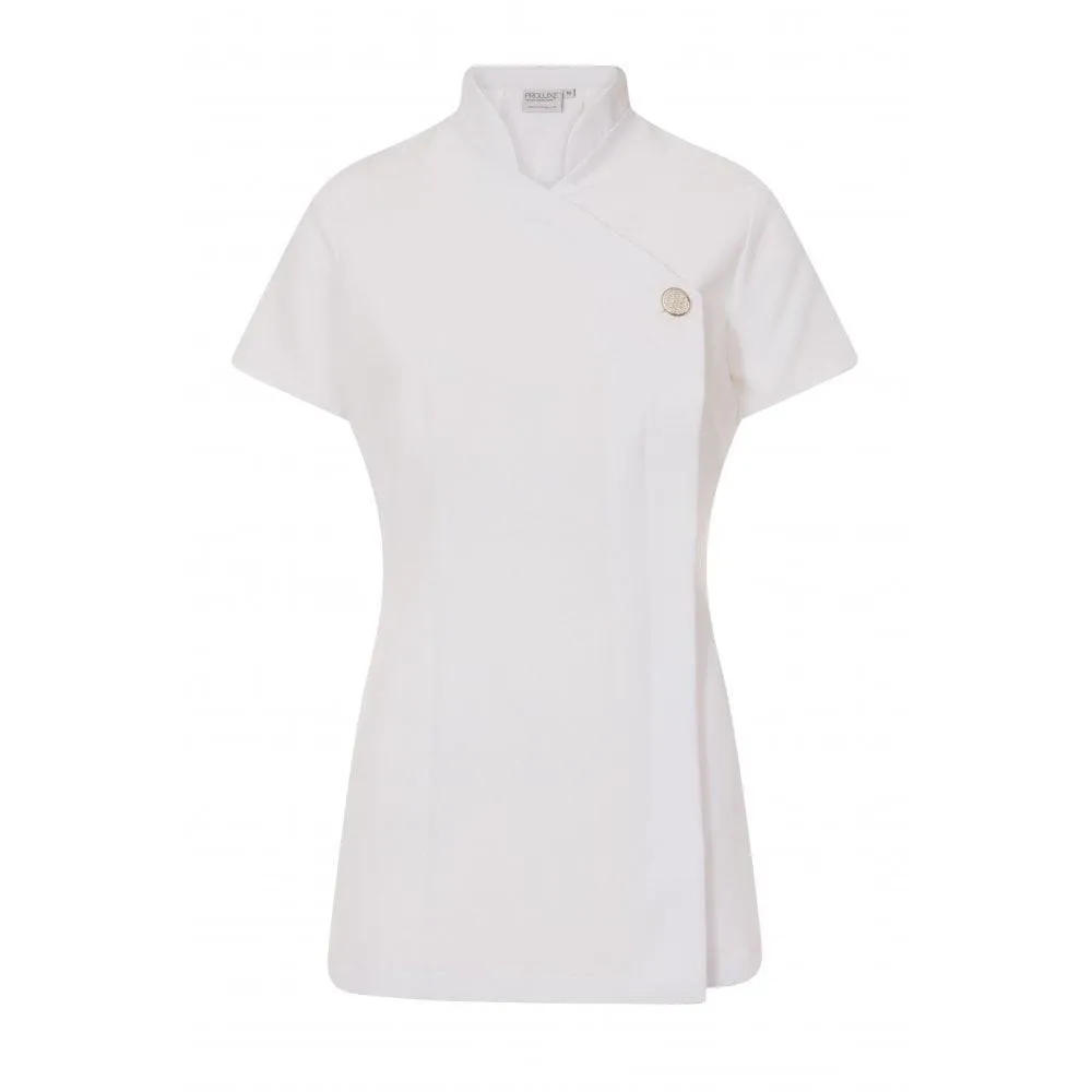 Proluxe Signature Button Tunic - White