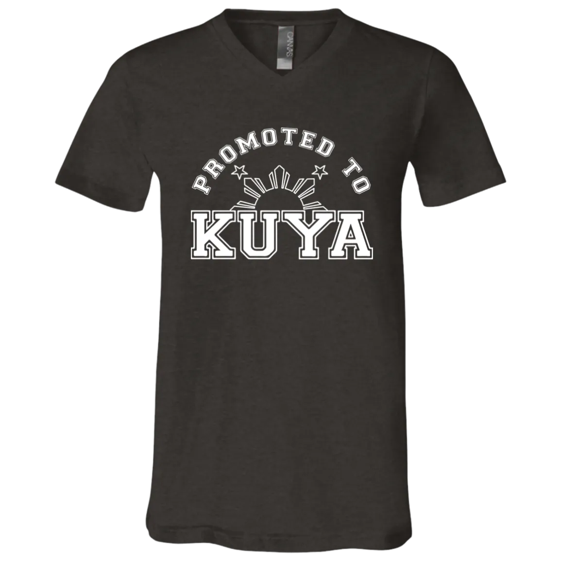 Promoted To Kuya Unisex Jersey V-Neck T-Shirt