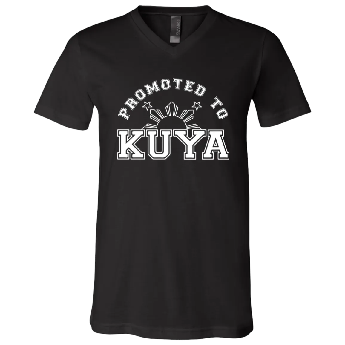 Promoted To Kuya Unisex Jersey V-Neck T-Shirt