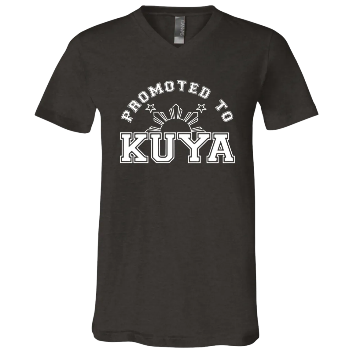 Promoted To Kuya Unisex Jersey V-Neck T-Shirt