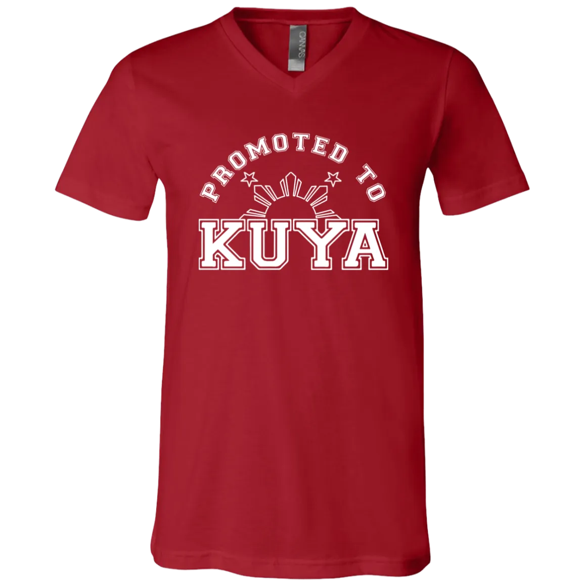 Promoted To Kuya Unisex Jersey V-Neck T-Shirt